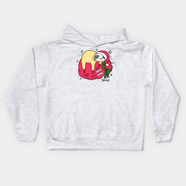 Santa Claws Kids Hoodie by SPIRIMAL